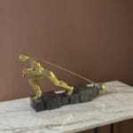 Motivational Strong Man Sculpture for desk